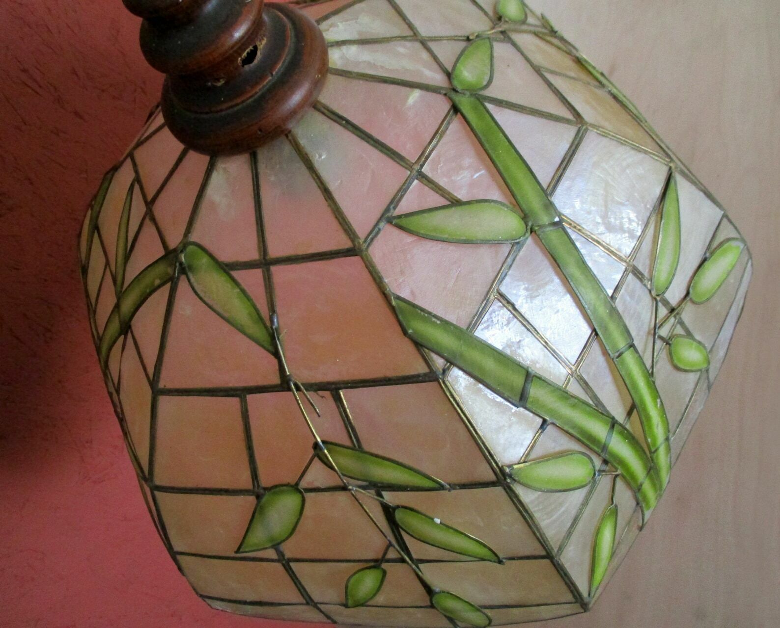 photo furniture Capiz Lampshade | Capiz Shell | Vintage Lampshade | Capiz Lighting | Bamboo Lampshade | Bamboo Décor | Vintage Capiz | Pendant Lampshade