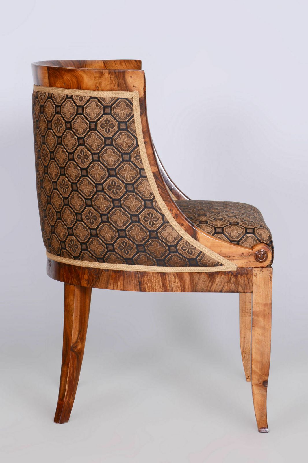 Restored Biedermeier Walnut Armchair Attributed To Josef Danhauser, Vienna, Austria, 1820s photo Furniture