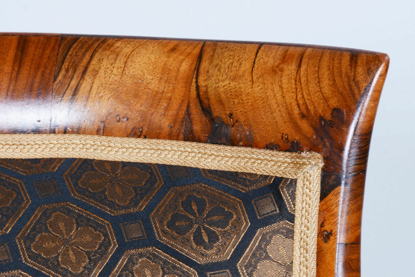 Restored Biedermeier Walnut Armchair Attributed To Josef Danhauser, Vienna, Austria, 1820s photo 2250.0