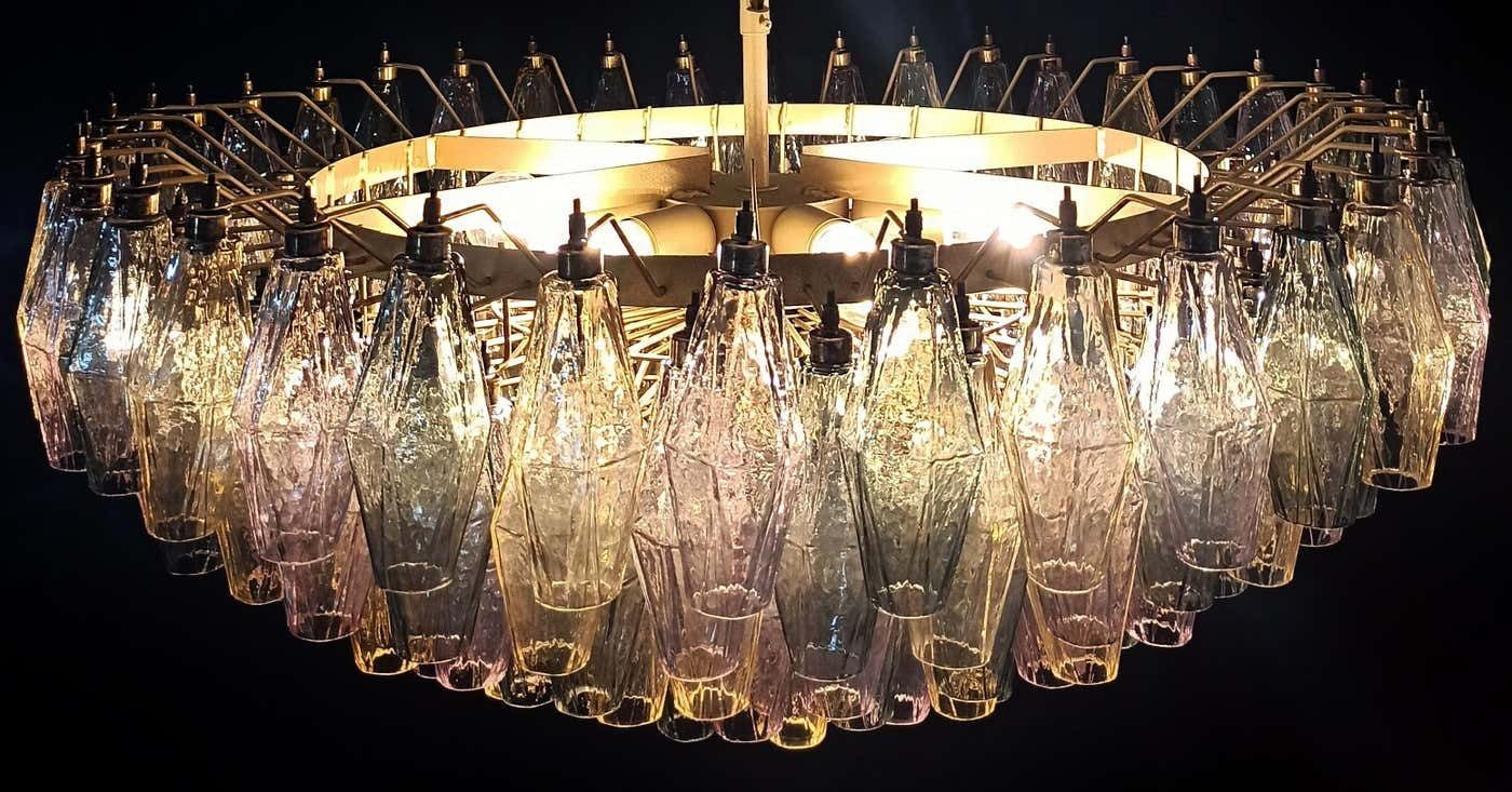 Big And Amazing Murano Glass Chandeliers   185 Multicoloured Glasses photo vinterior