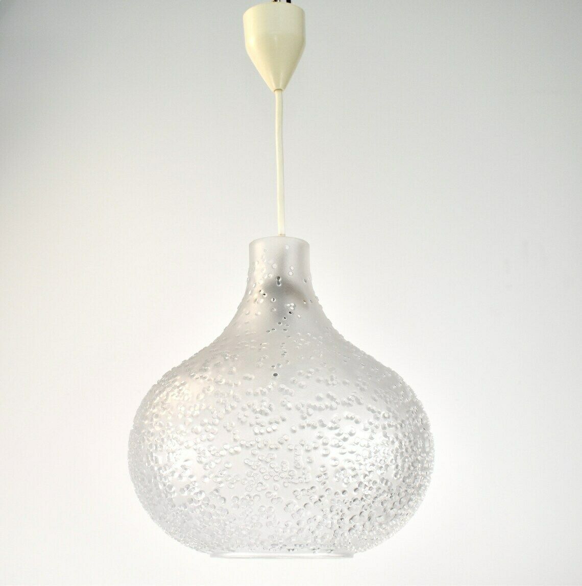 Peill And Putzler Patmos Hanglamp – Mid Century Modern Plafondlamp, Helder Glas, Duits Design, Ca. Jaren 1970 photo furniture