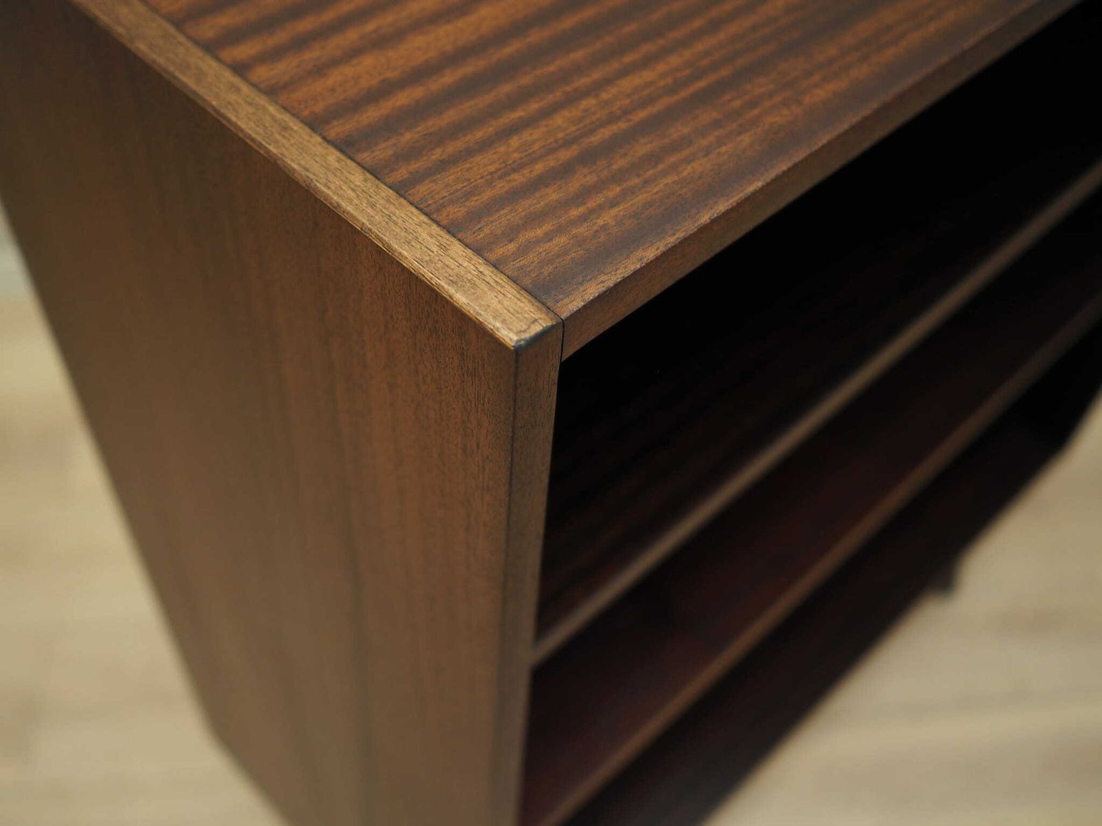 Mahogany Bookcase, Danish Design, 1970s, Production: Denmark photo vintage