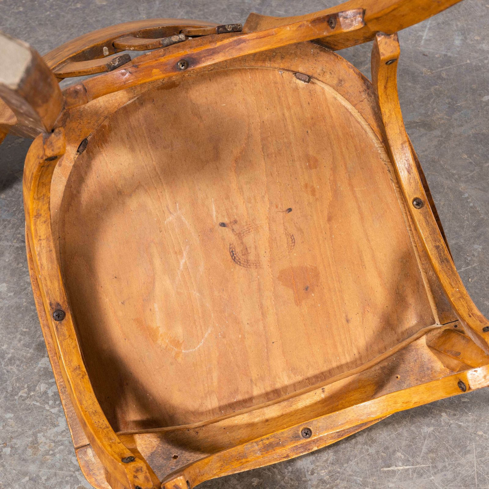 1950’s Luterma Honey Oak Bentwood Dining Chair – Set Of Six photo 1044.0