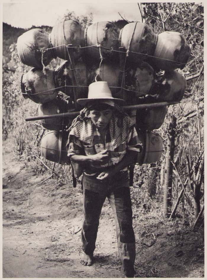 Guatemala, Man, Black And White Photography, 1960s