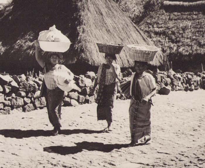 Guatemala, Women, Black And White Photography, Ca. 1960s photo furniture