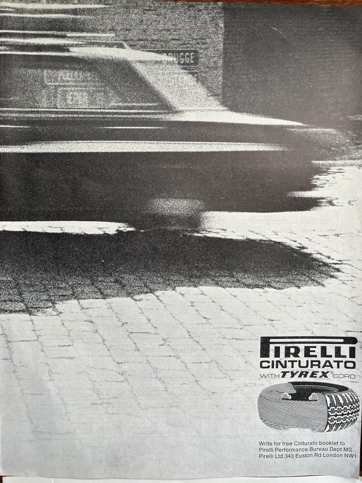 Vintage 1960s Pirelli Advertisements photo 95.99