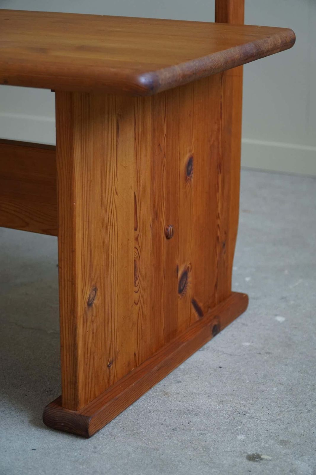Mid Century Modern Bench In Pine, Made By A Swedish Cabinetmaker In The 1970s photo buy