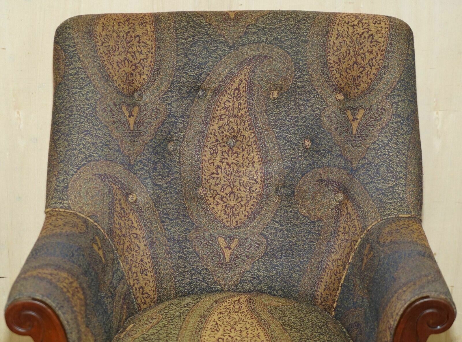 Pair Of George Smith William IV Library Armchairs Unique Upholstery photo vinterior