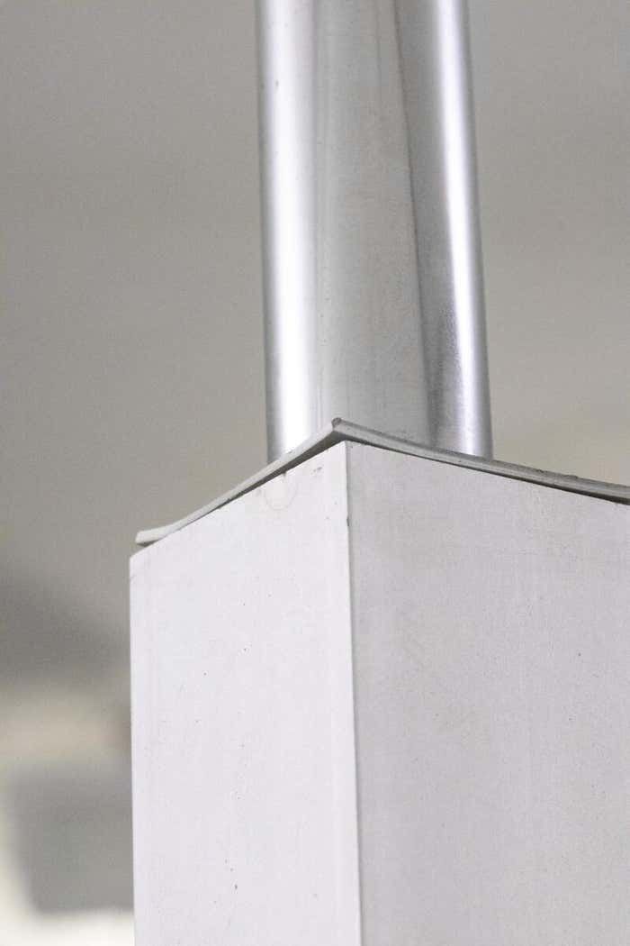 Mid Century Mordern Suspension, Metal And Glass Structure, Italian, 1970s photo 1551.0