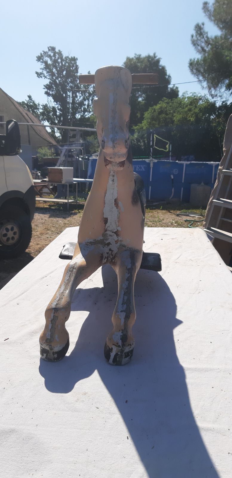 Carousel Horse In Fiberglass, 1970s photo Home Decor