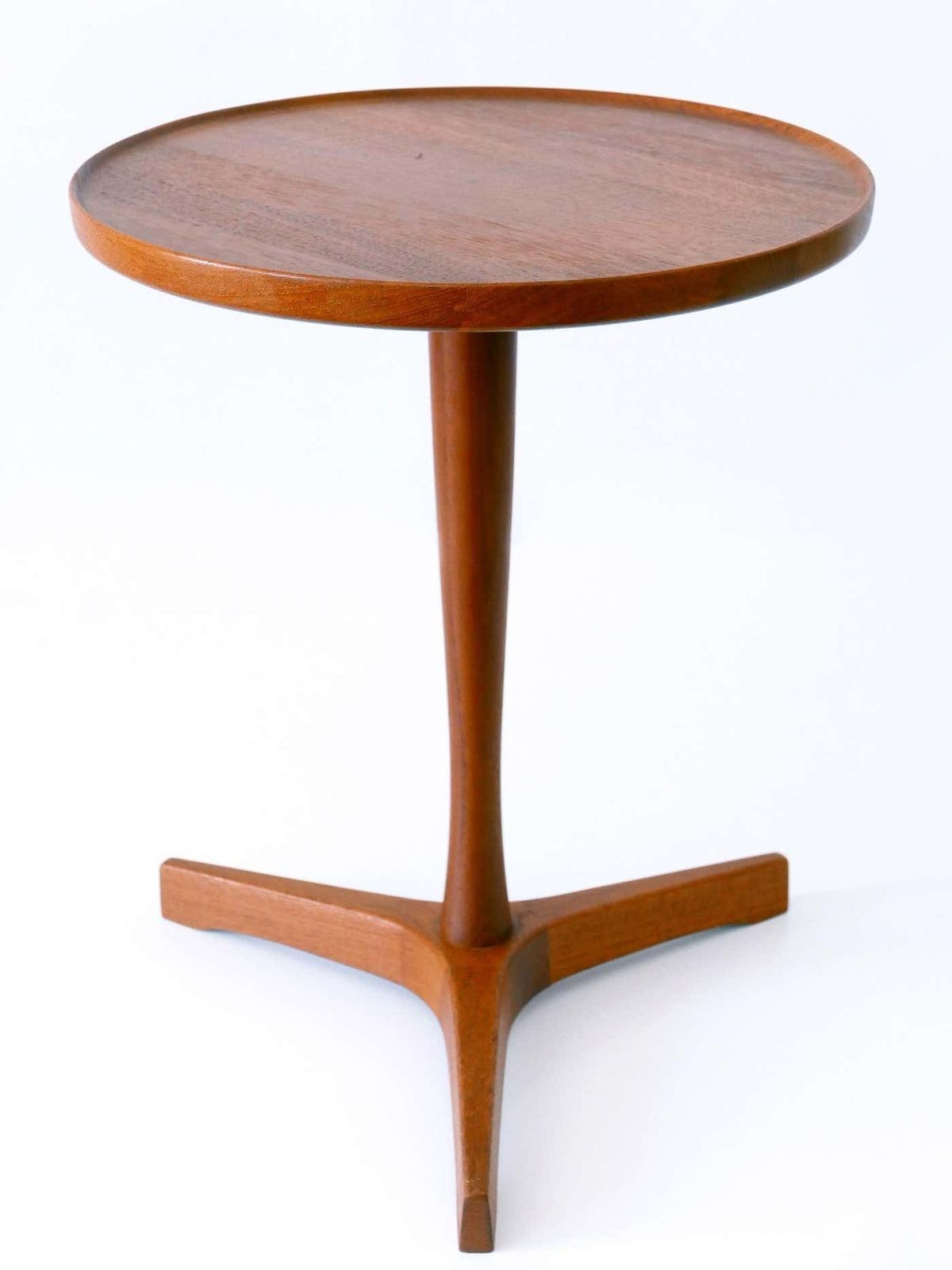 Elegant Mid Century Modern Teak Side Table By Hans C. Andersen For Artek 1960s photo for sale