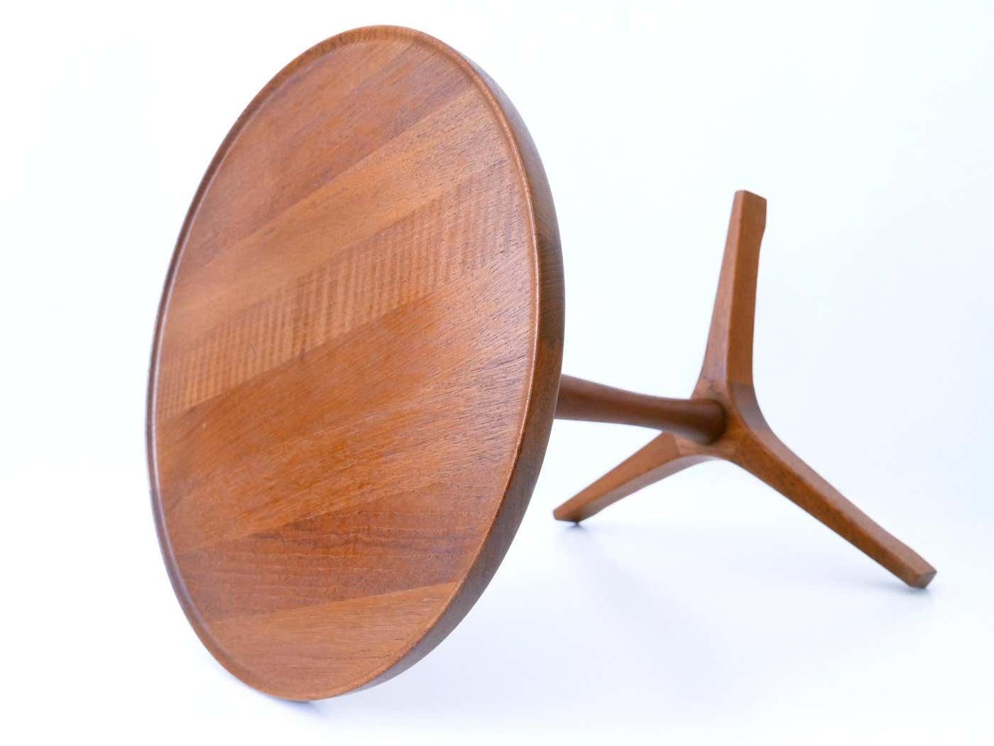 Furniture Elegant Mid Century Modern Teak Side Table By Hans C. Andersen For Artek 1960s photo