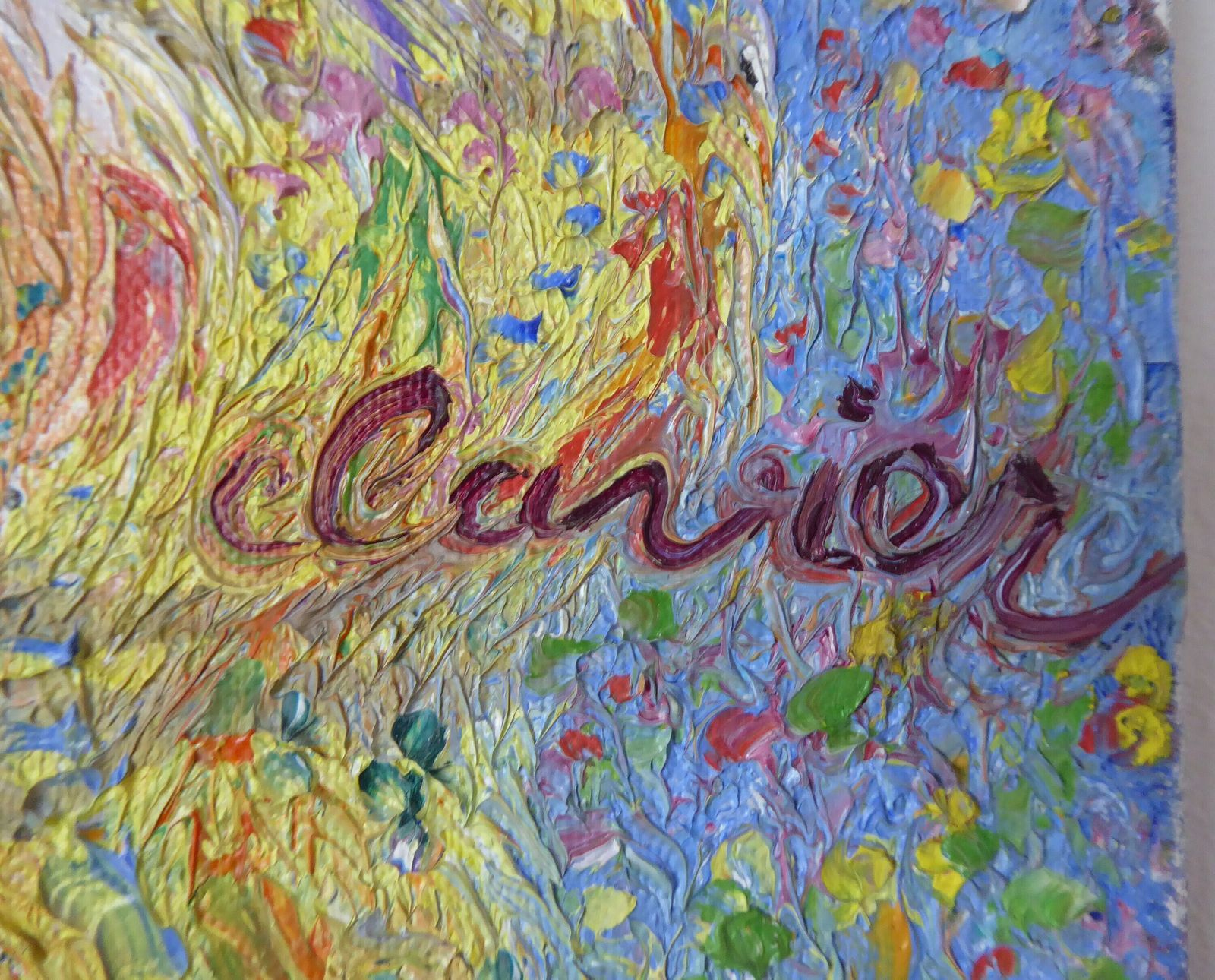 Madeleine Clavier Original Expressionist Oil Painting | 20th Century French Art | Oil On Canvas | Modern Art photo vinterior