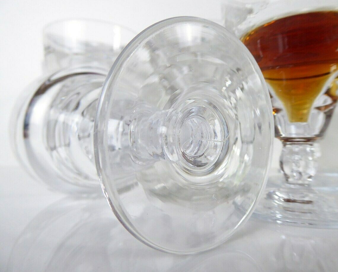 photo furniture Antique Wine Glasses | Set Of Wine Or Aperitif Glasses | Set Of Nine Stemmed Glasses