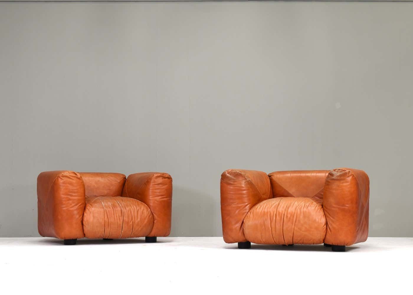 Mario Marenco Lounge Armchairs Model Marius&Marius By Arflex, Italy – Circa 1970 photo furniture