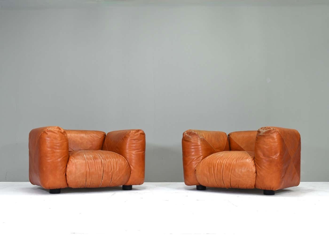 Mario Marenco Lounge Armchairs Model Marius&Marius By Arflex, Italy – Circa 1970 photo 12051.0