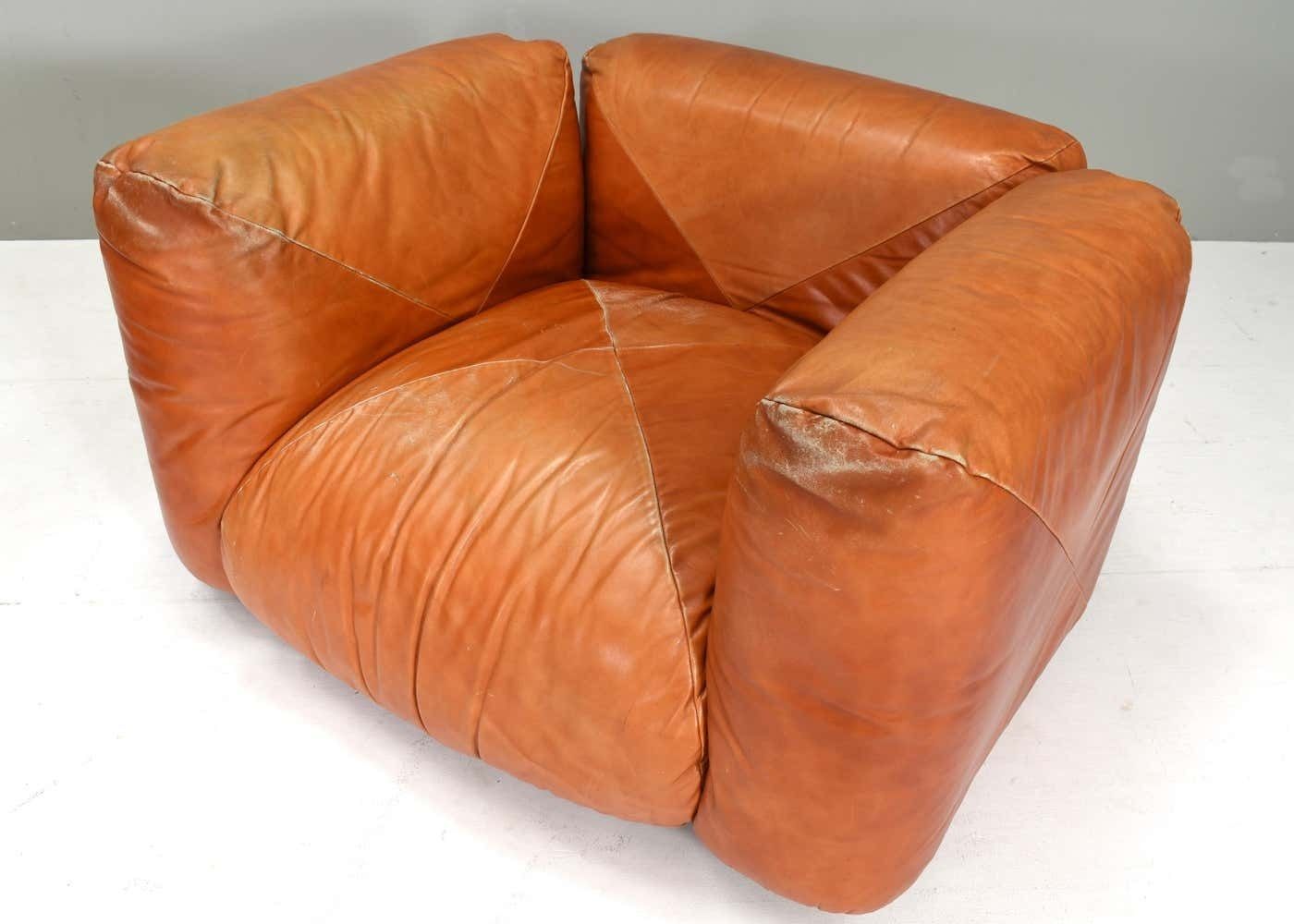 photo for sale Mario Marenco Lounge Armchairs Model Marius&Marius By Arflex, Italy – Circa 1970