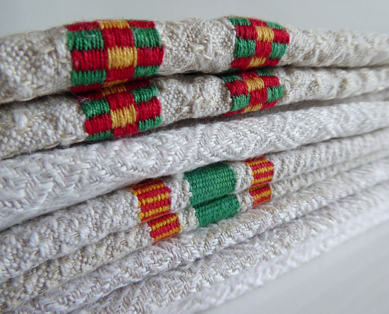photo furniture French Tea Towels | Vintage Metis Torchons | Basque Linen Cotton Fabric | French Kitchen