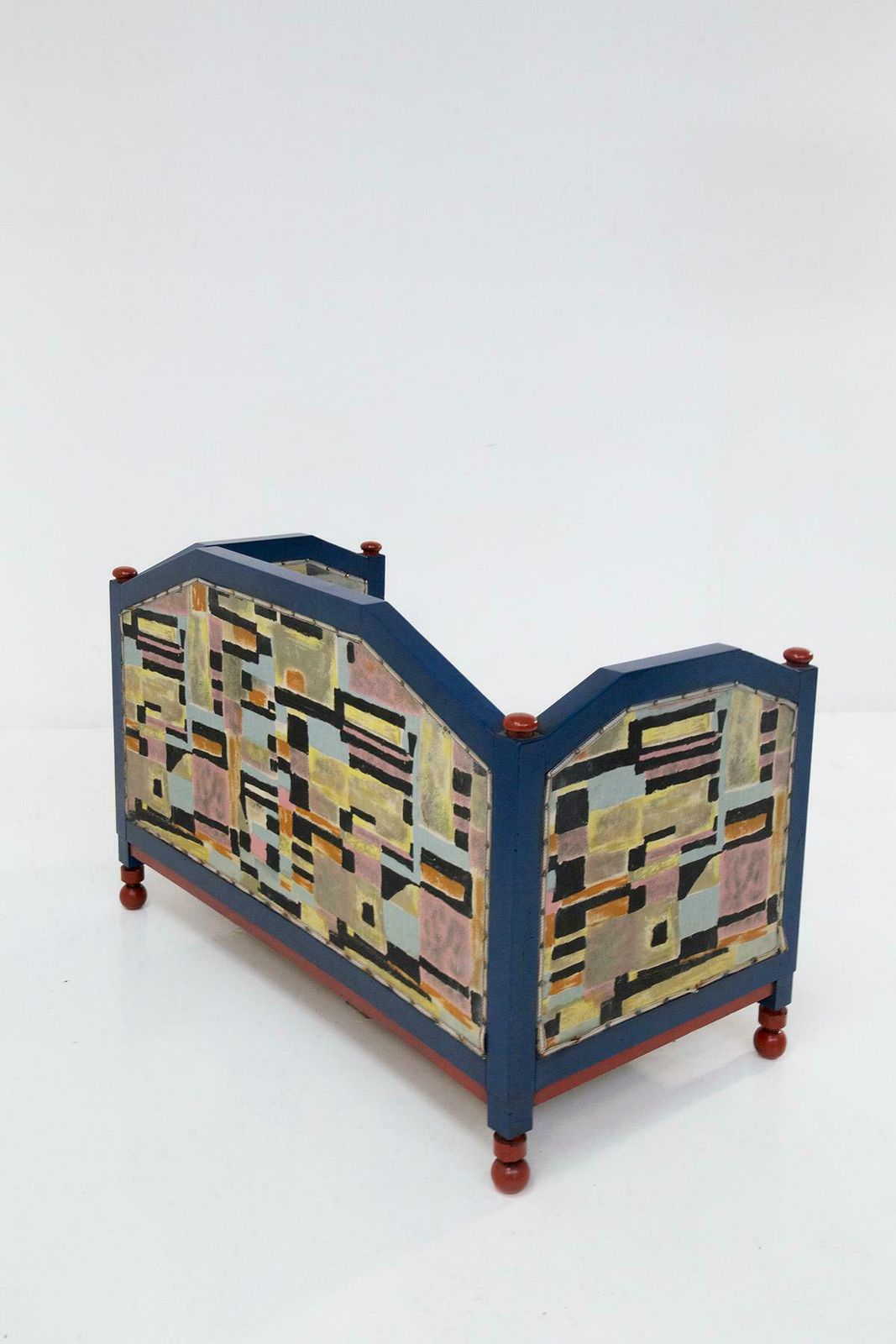 Furniture Fillìa Luigi Colombo Attr. Rare Italian Futurist Sofa photo