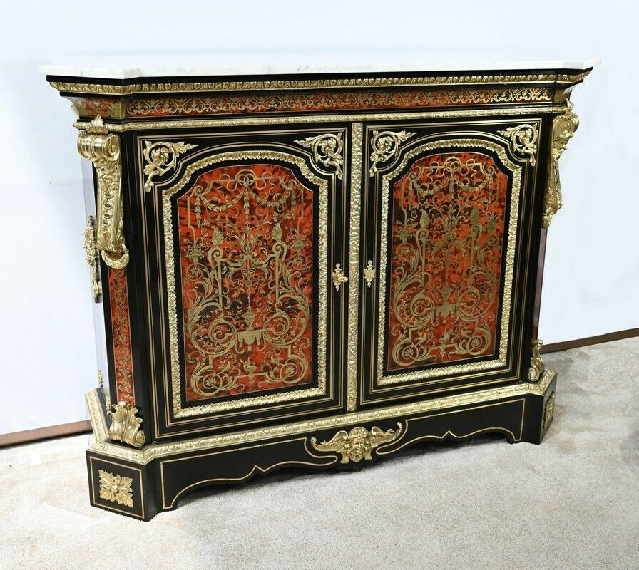 “Boule” Marquetry Buffet, Napoleon III Period – Mid 19th Century photo furniture