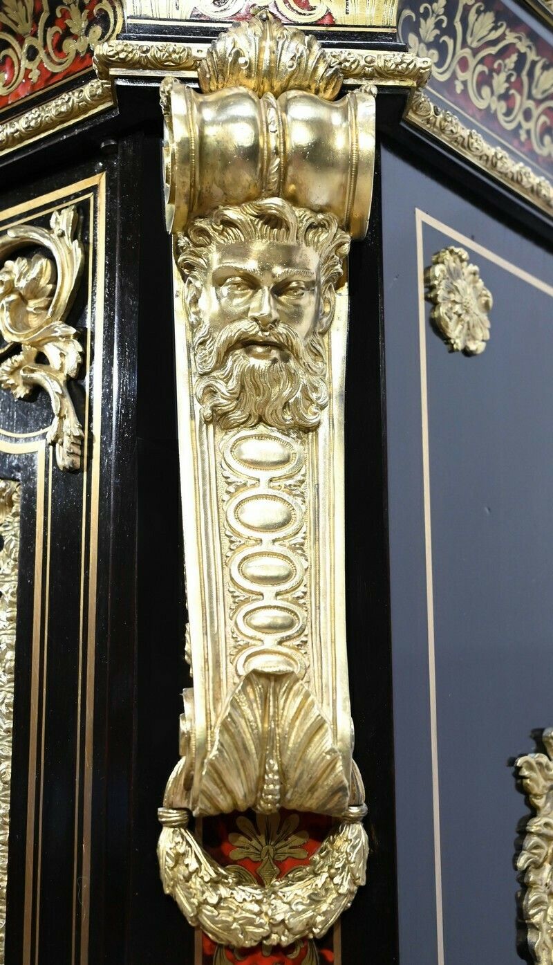 photo vinterior “Boule” Marquetry Buffet, Napoleon III Period – Mid 19th Century