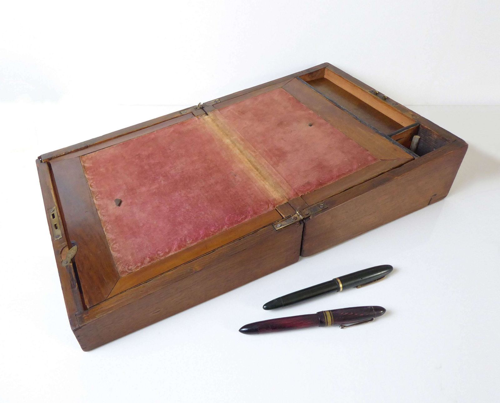 Antique Oak Writing Slope | Stationery Cabinet photo furniture