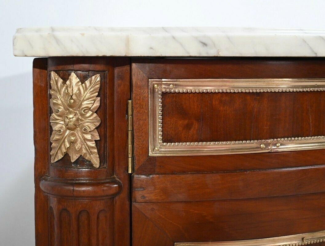 Pair Of Mahogany Corners, Louis XVI – 18th Century photo vintage