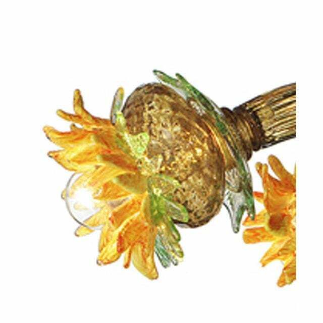 photo furniture Classical Venetian Sunflowers Murano Glass Chandelier