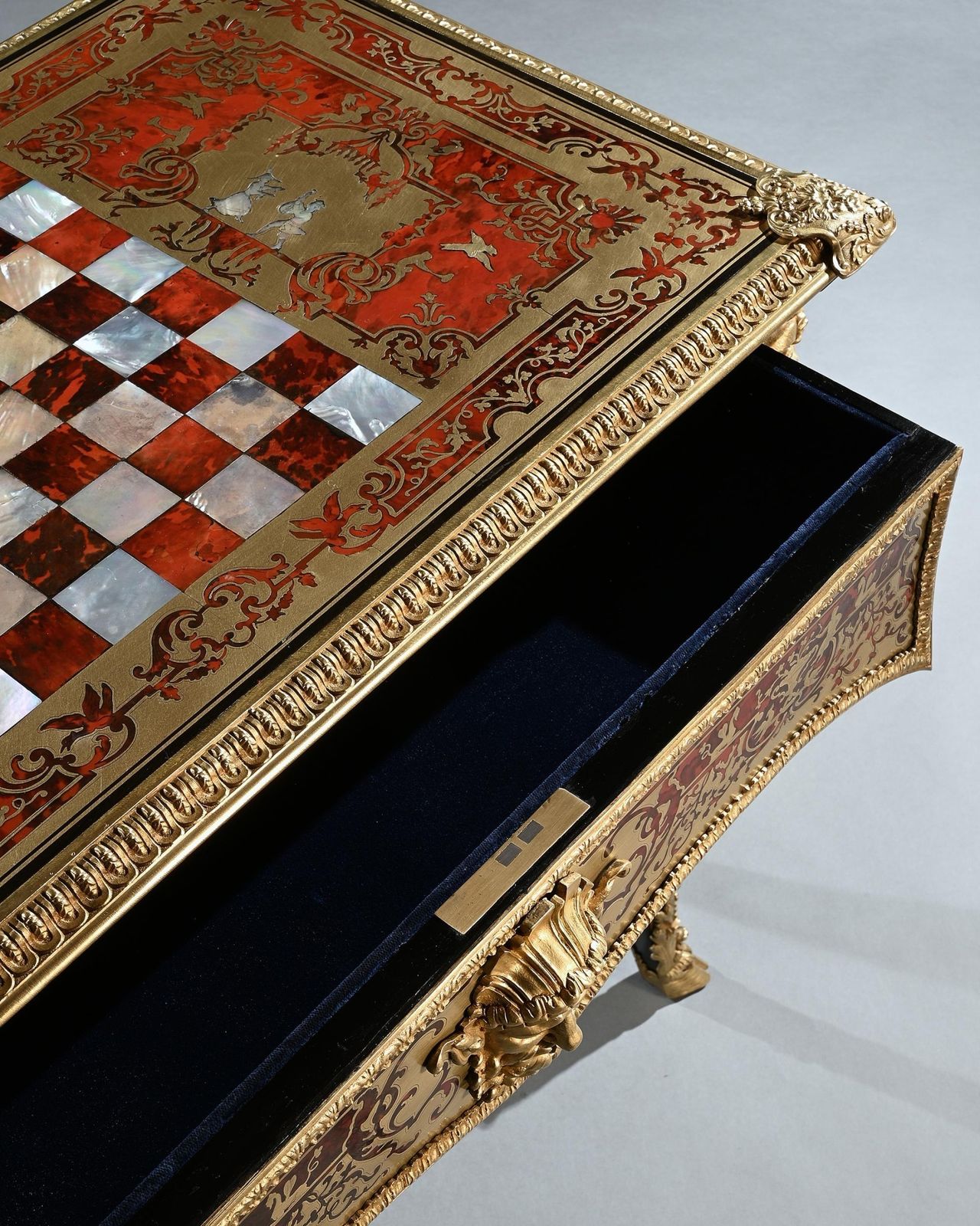 An Exceptional George IV Period Boulle Games Table Attributed To Thomas Parker photo 24000.0