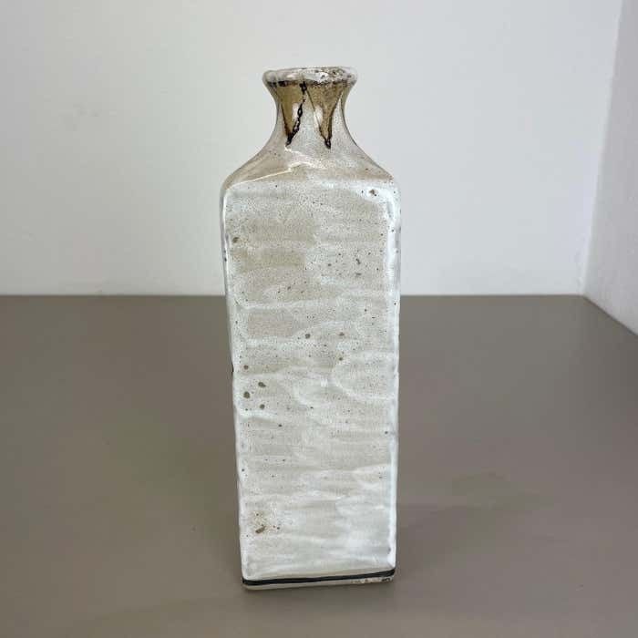 photo vinterior Unique Ceramic Studio Pottery Vase By Elio Schiavon Ceramics Padua Italy 1970s