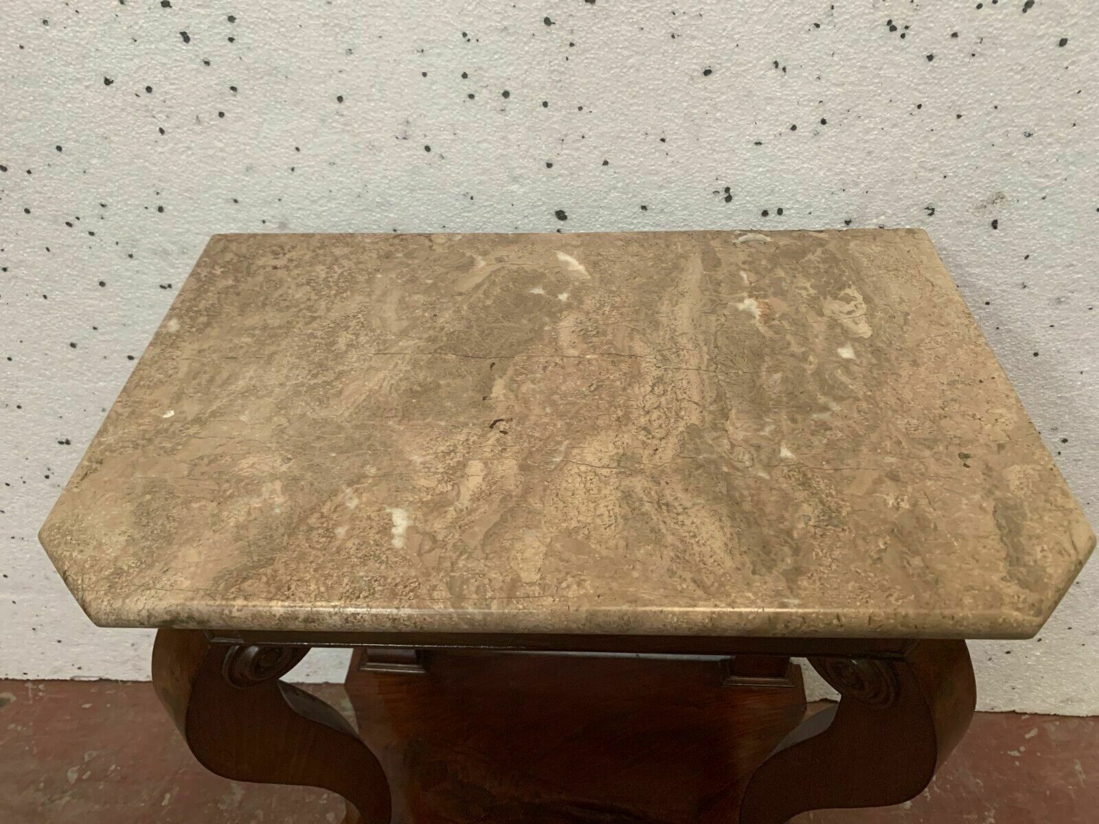Louis Philippe Console In Mahogany And 19th Century Veneer photo vintage