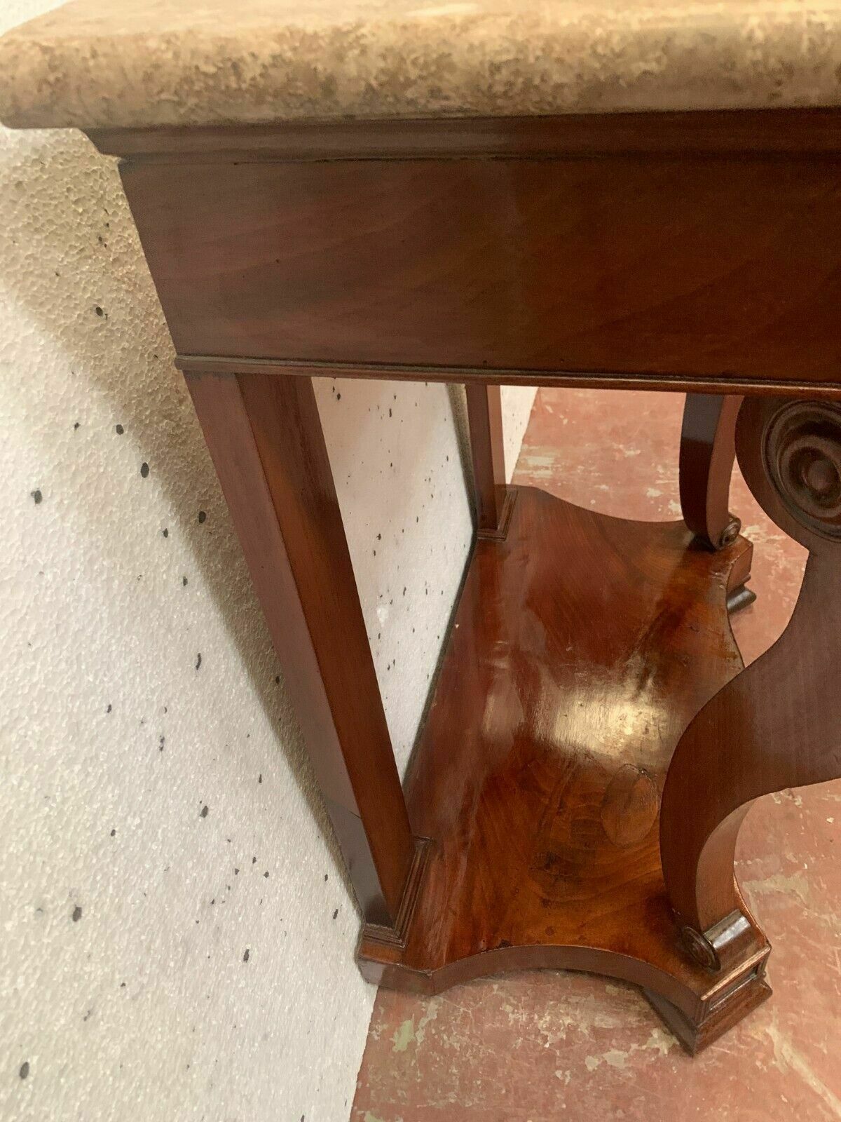 photo for sale Louis Philippe Console In Mahogany And 19th Century Veneer