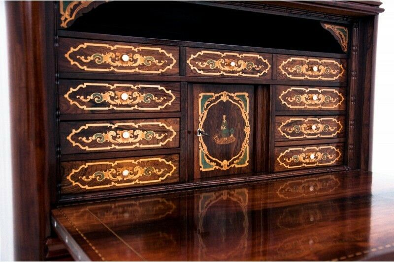 Ancient Secretary, Northern Europe, Circa 1860. After Renovation. photo buy