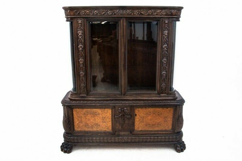 Display Case On Lion's Paws, Germany, Early 19th Century Of The Twentieth Century. photo furniture