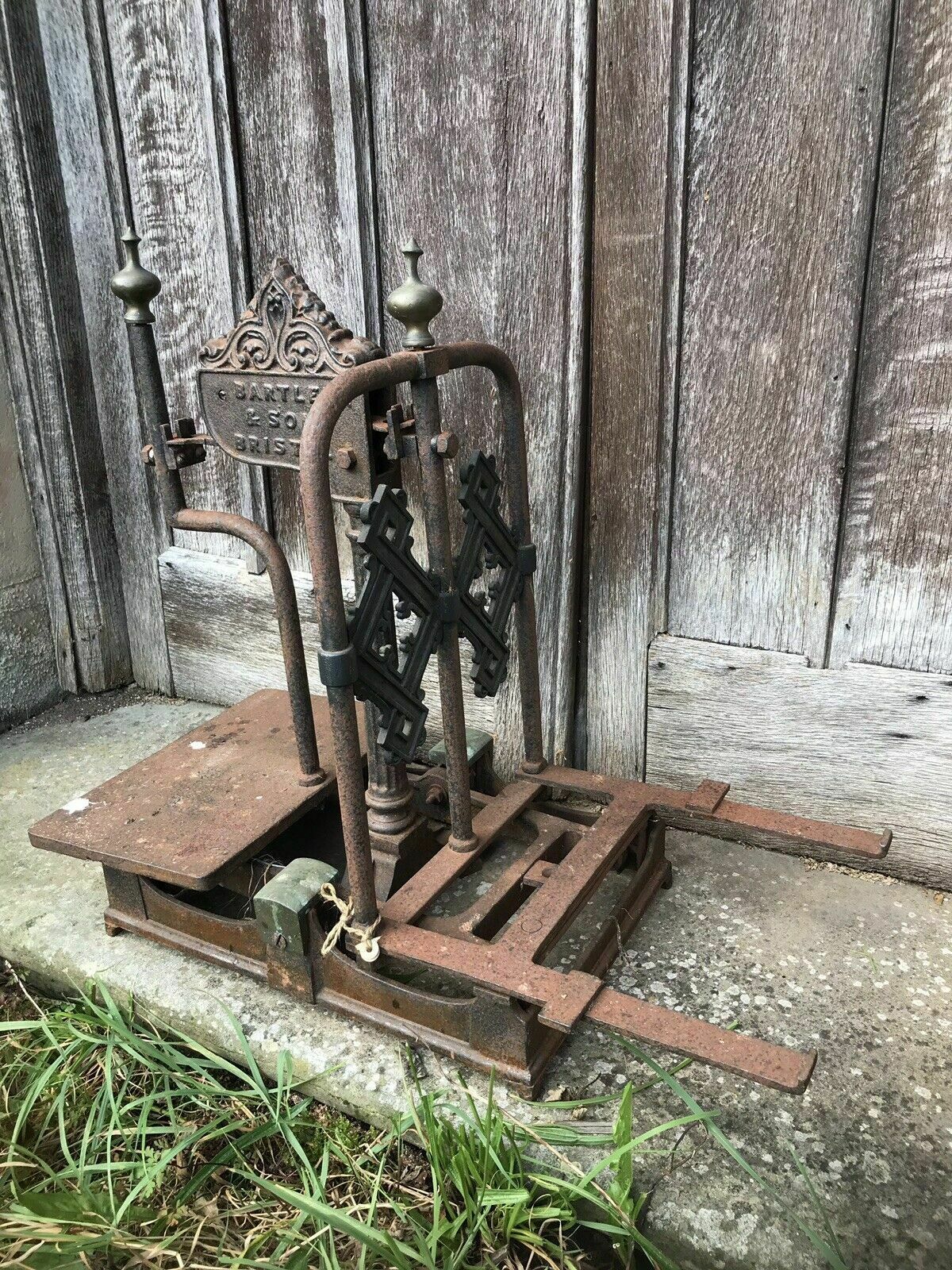 Rare Cast Iron And Bronze Millers Scale By Bartlett And Son photo furniture