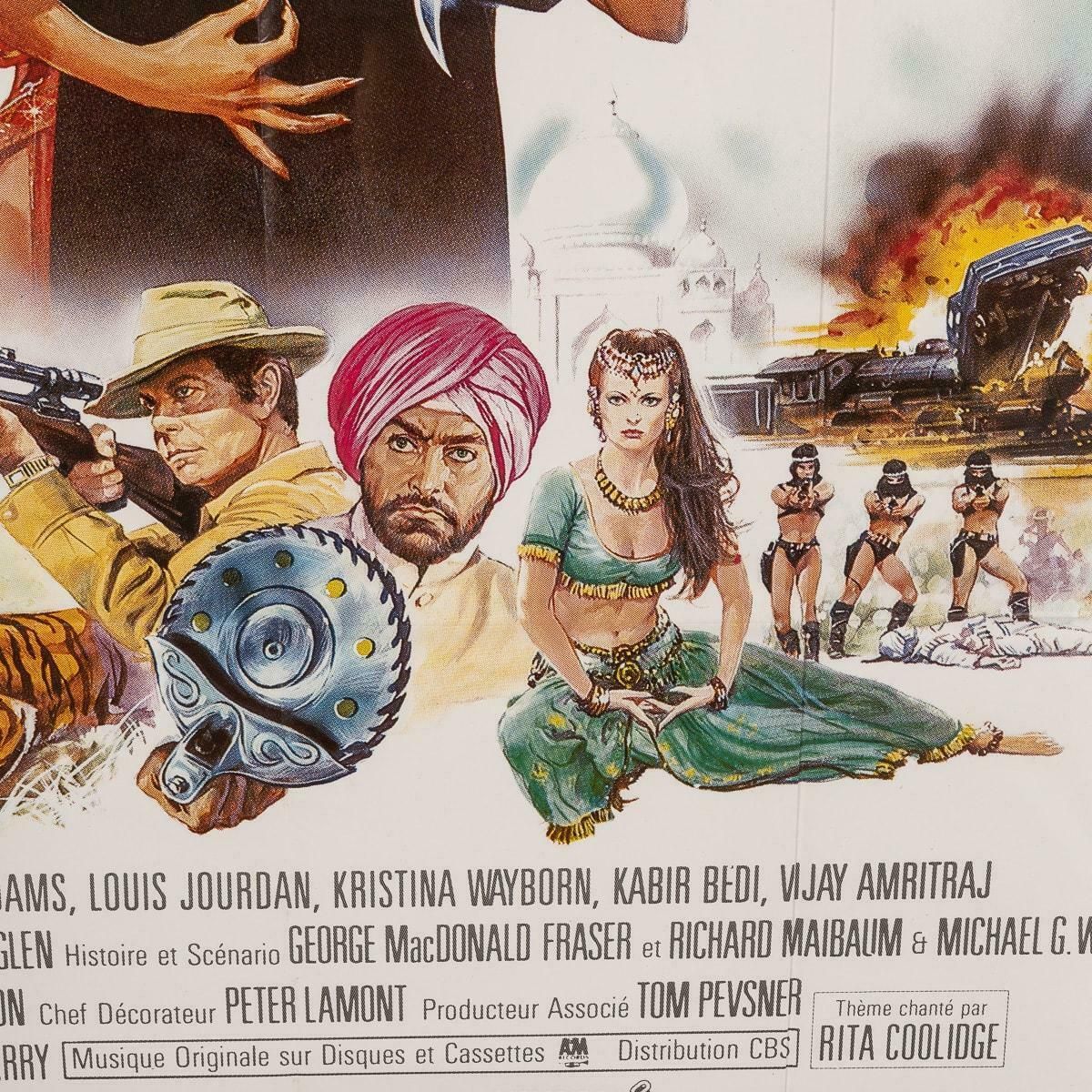 photo for sale Original French Release James Bond Octopussy Poster 1983
