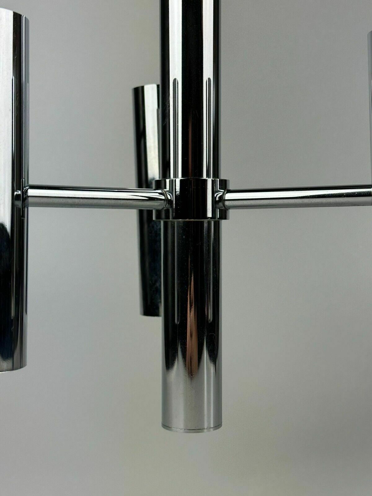 424.0 60s 70s 6 Flame Sputnik Chandelier By Hustadt Leuchten Germany photo