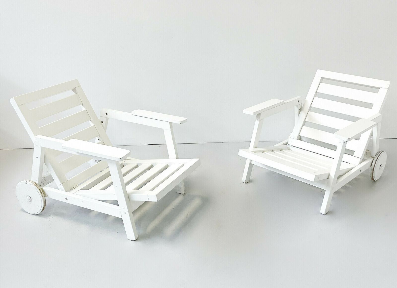 Pair Of "Florida" Garden Chairs By Carlo Hauner For Fratelli Reguitti