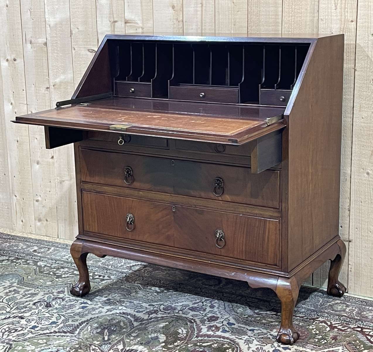 Donkey Desk In English In Mahogany From The 1930s photo 1380.0