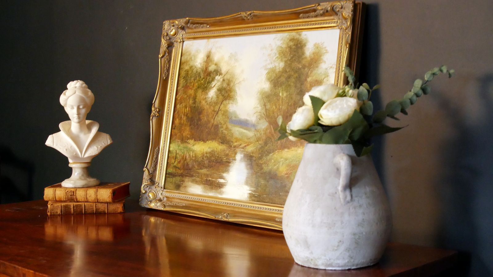 Vintage Oil Painting Landscape Art photo buy