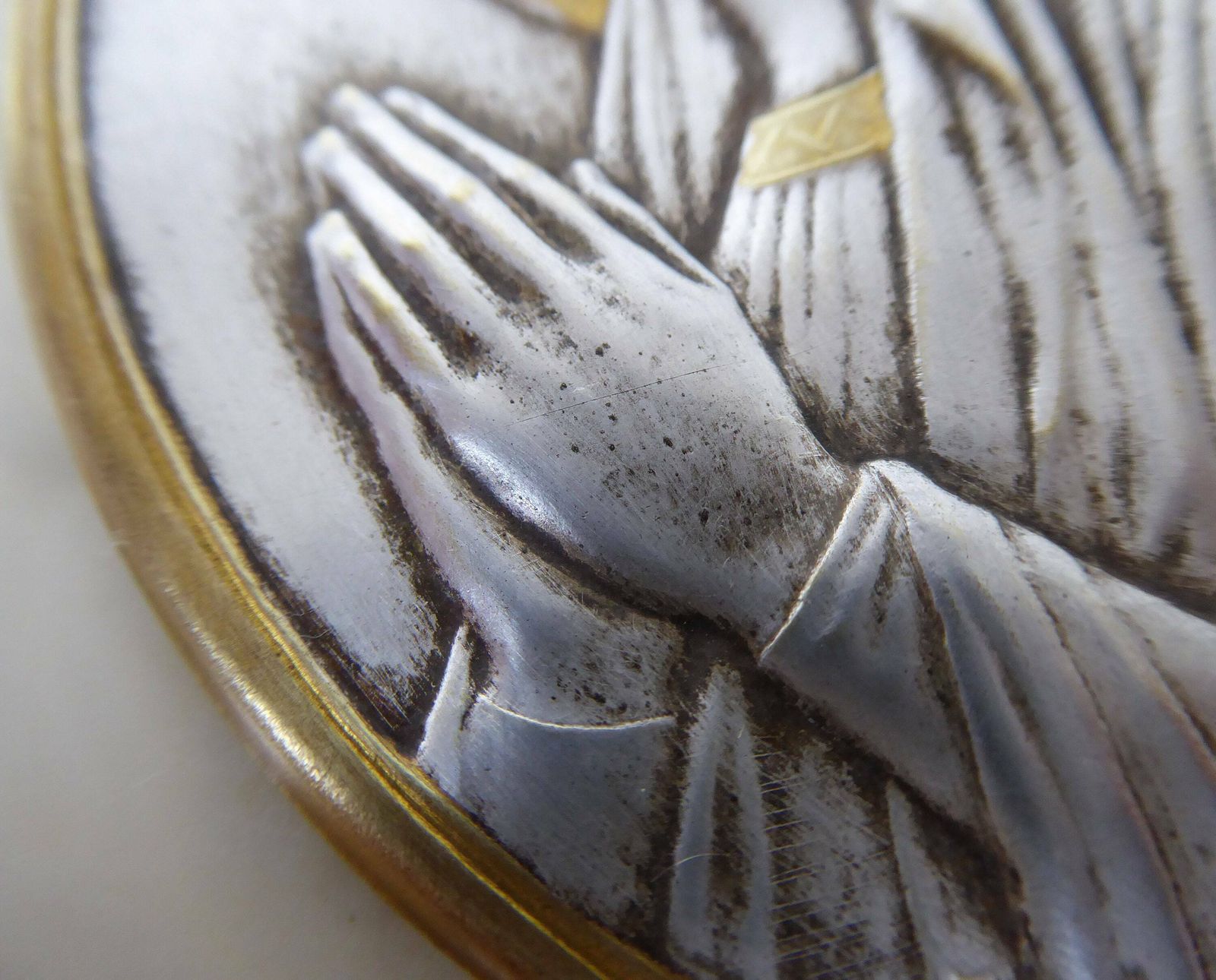 photo furniture Art Deco Marble Holy Water Benitier With Escudero Medallion | Holy Water Font | Religious Decor