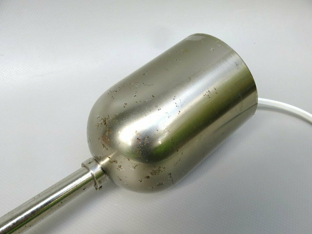 2576.35 Bauhaus Ceiling Lamp In Opalinglas & Nickel Plated From Wmf Ikora, 1920s photo