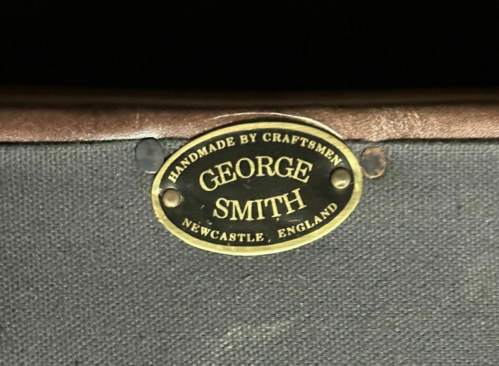 George Smith Somerville Brown Leather Chesterfield Armchair photo for sale