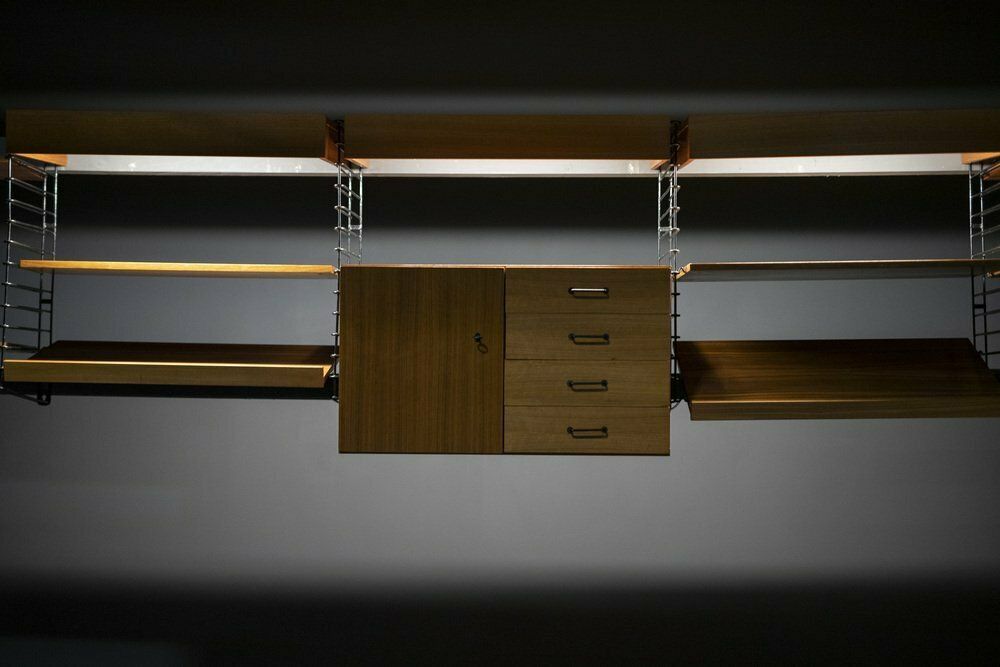 Teak Shelving System From Musterring International, 1960s, 19th Century. Set photo 1190.84