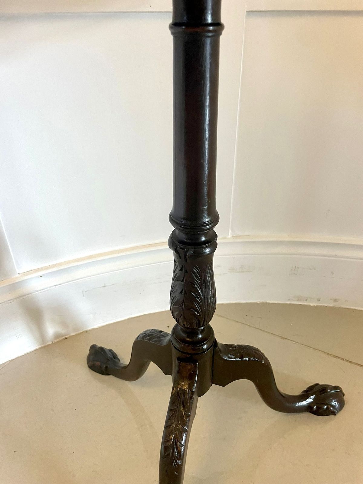 Antique 19th Century Quality Carved Mahogany Side Table photo for sale
