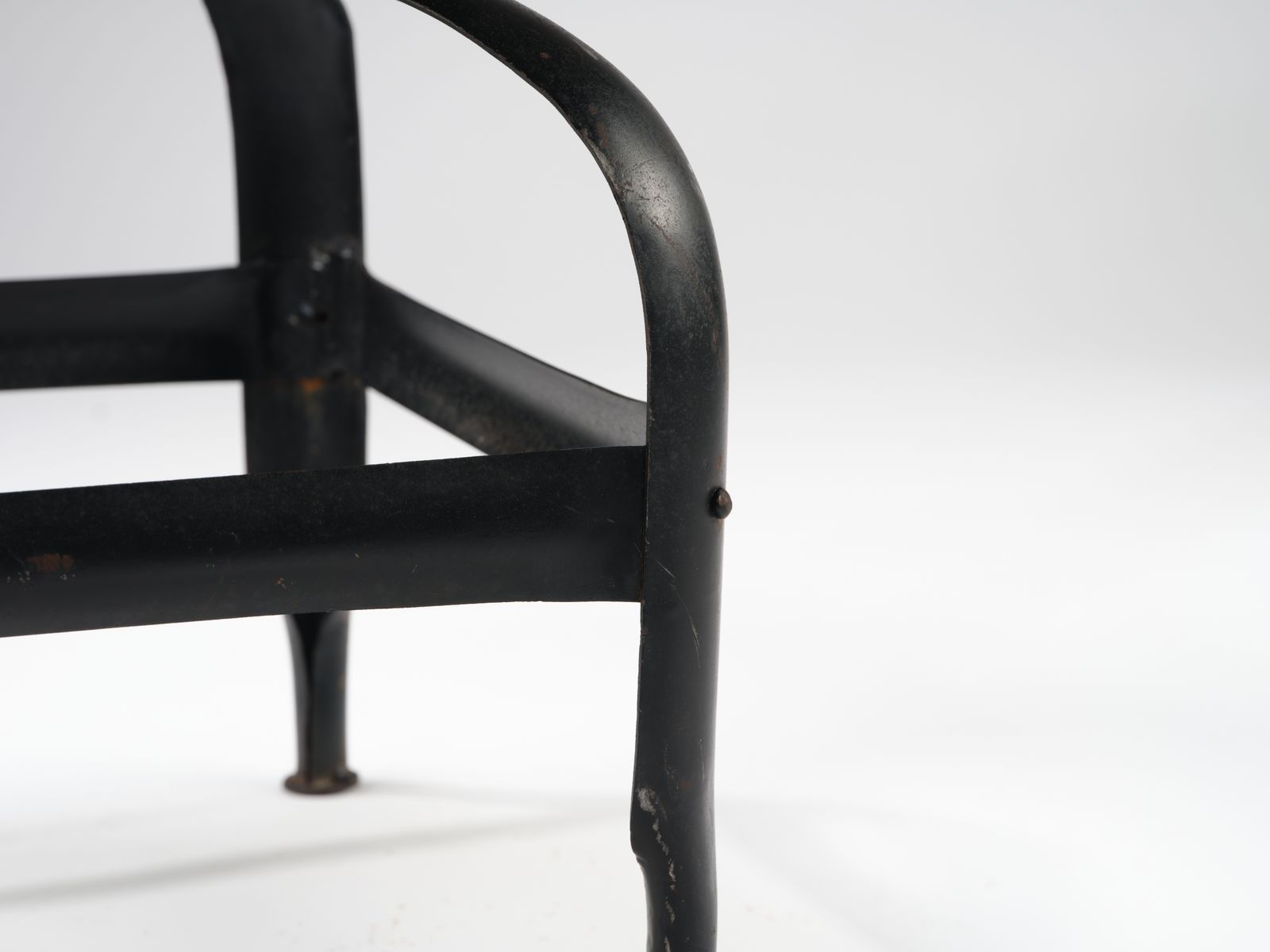 Fantastic Industrial Pressed Steel Adjustable Engineers Stool With Twist Height, Circa 1970's, 4 Available. photo buy