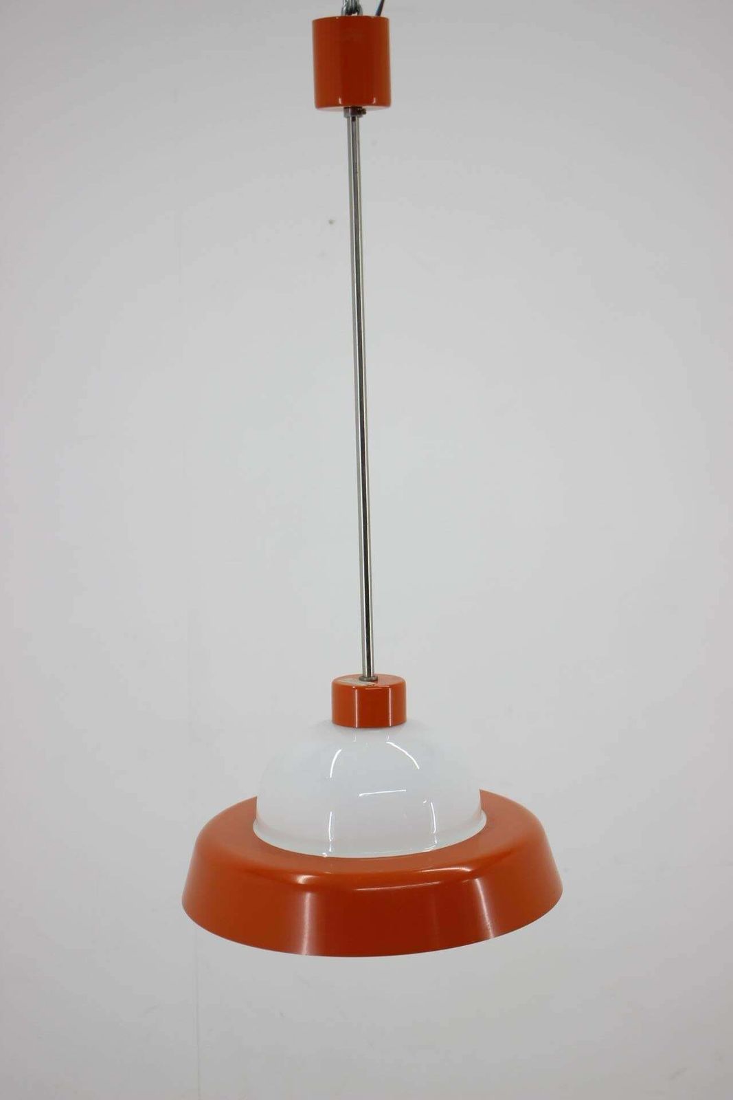 1970s Glass Pendant Lamp By Kamenicky Senov, Czechoslovakia photo furniture