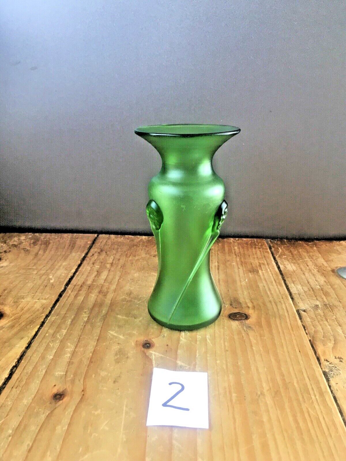 photo for sale 1 Art Nouveau Bohemian Czech Iridescent Trailed Tadpole Vase Loetz Vesuvian