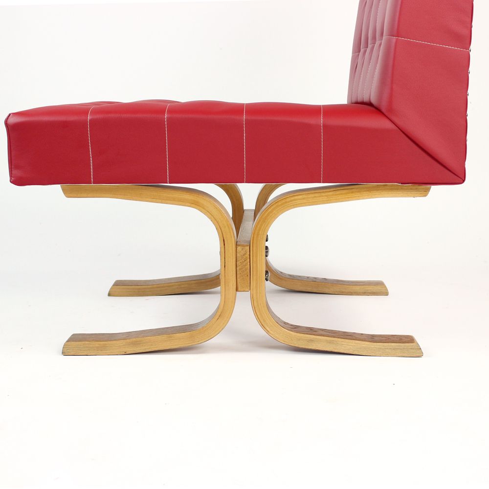 Midcentury Lounge Chair Bratislava By Jindrich Volak For Drevopodnik Holesov, 1960s photo 670.0