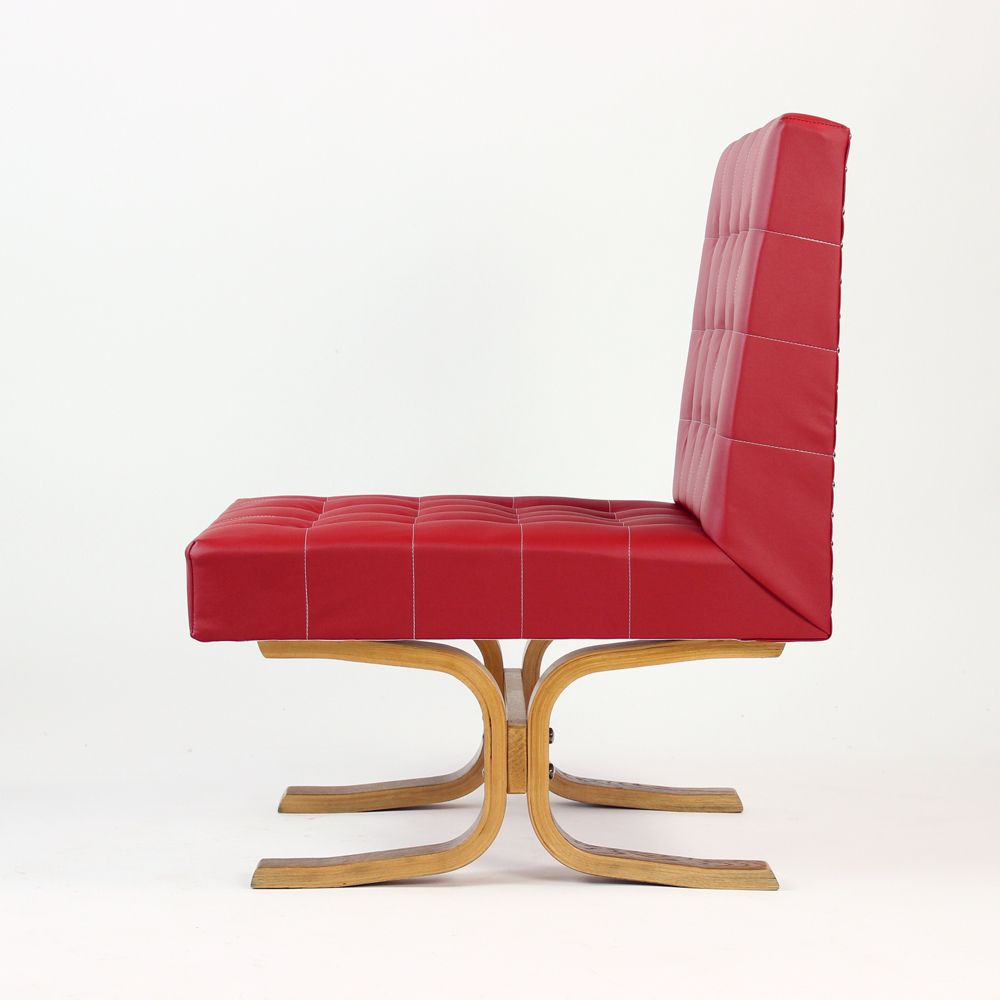 Furniture Midcentury Lounge Chair Bratislava By Jindrich Volak For Drevopodnik Holesov, 1960s photo